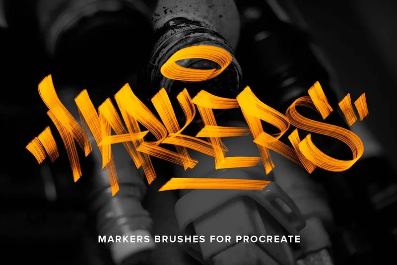 Markers Procreate Brushes