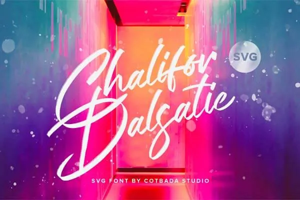 Chalifor Dalsatic SVG Font