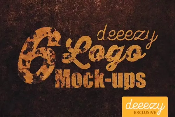 6 Photorealistic Logo Mockups