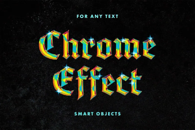 Holographic Chrome Effect