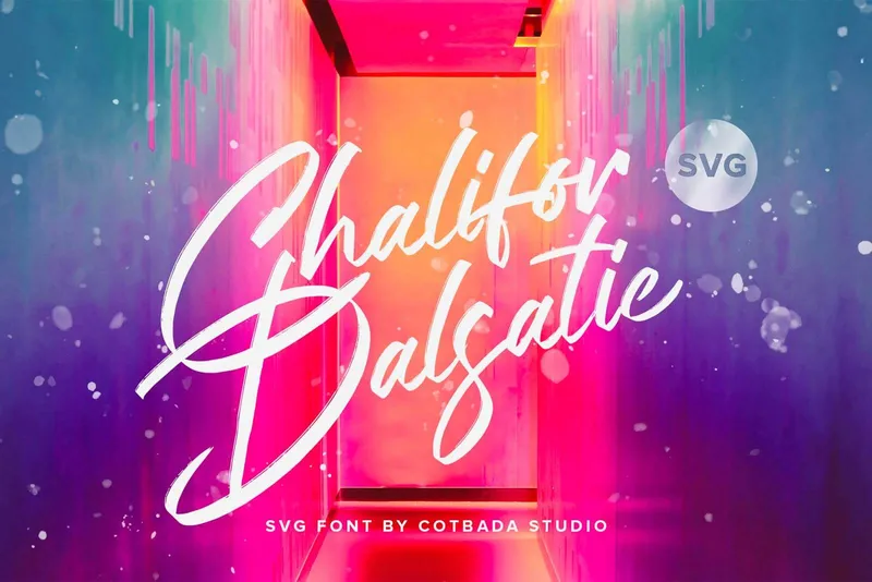Chalifor Dalsatic SVG Font