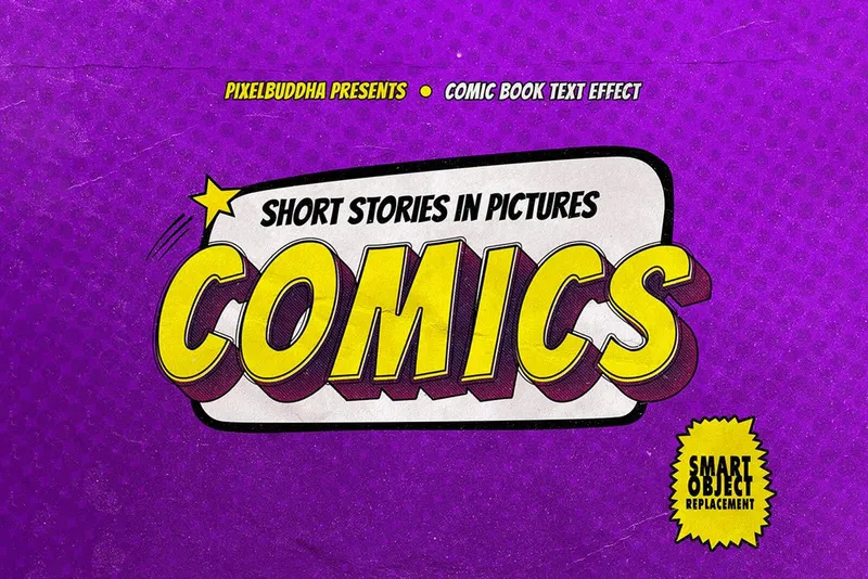 Old Comics Text Effects Set