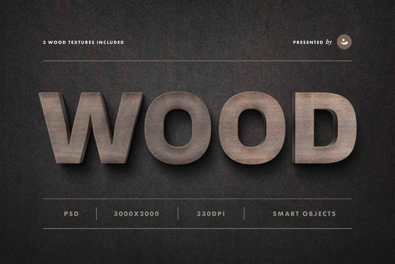 Wood Sign Text Effect