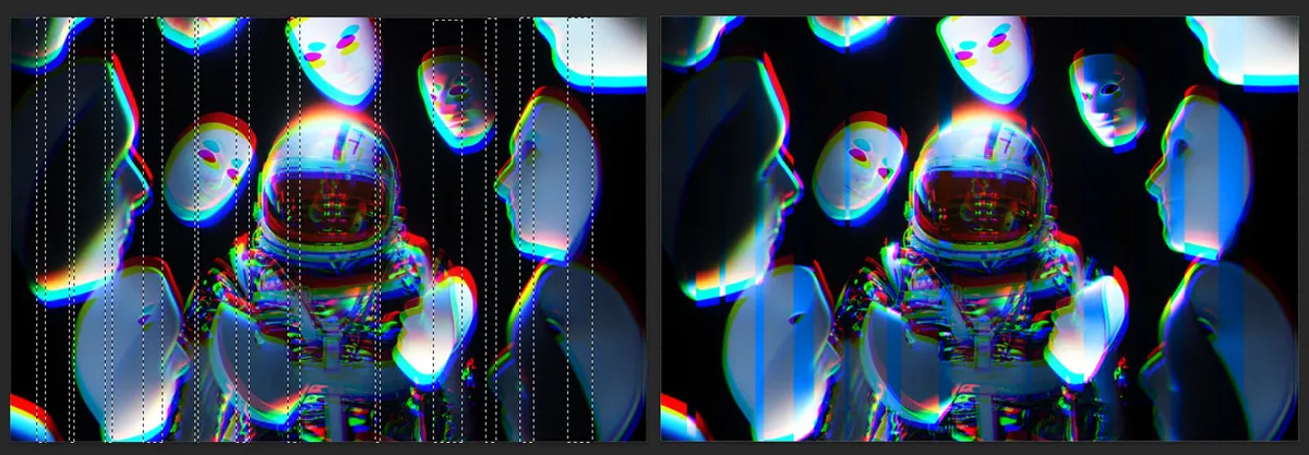 Glitch Effect in Photoshop