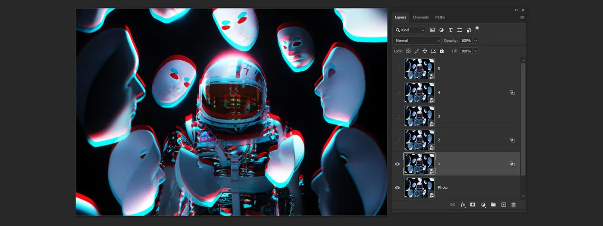 Glitch Effect in Photoshop