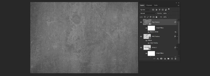 Distressed Text in Photoshop