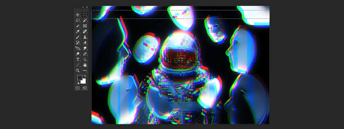 Glitch Effect in Photoshop