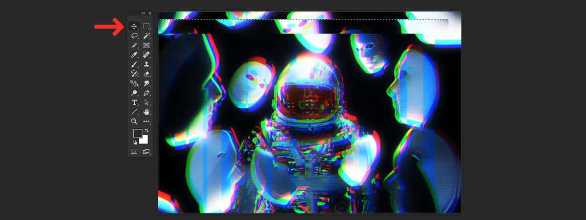 Glitch Effect in Photoshop