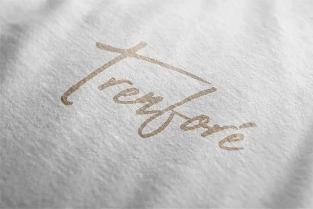 Exquisite Fabric Logo Mockup
