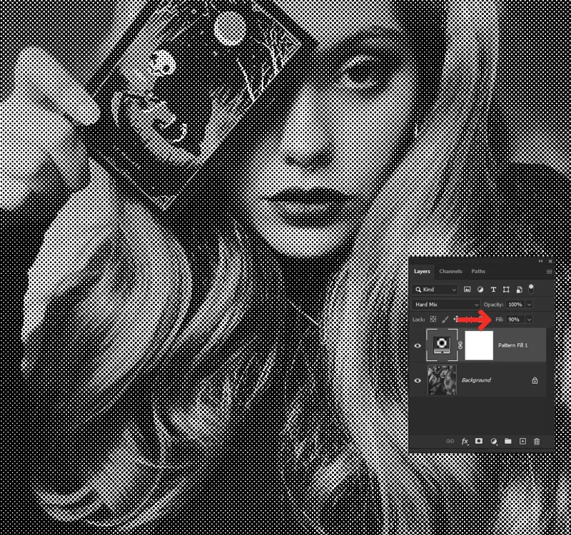 How to Create Photoshop Halftone Effect