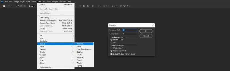 Distressed Text in Photoshop
