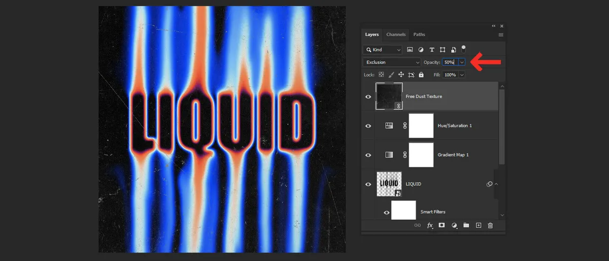 How To Create Melting Text Effect in Photoshop