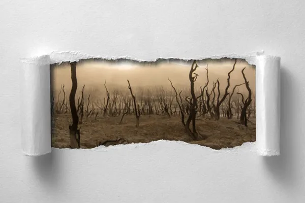 Photoshop Effect Tutorial: How To Make a Torn Image Overlay