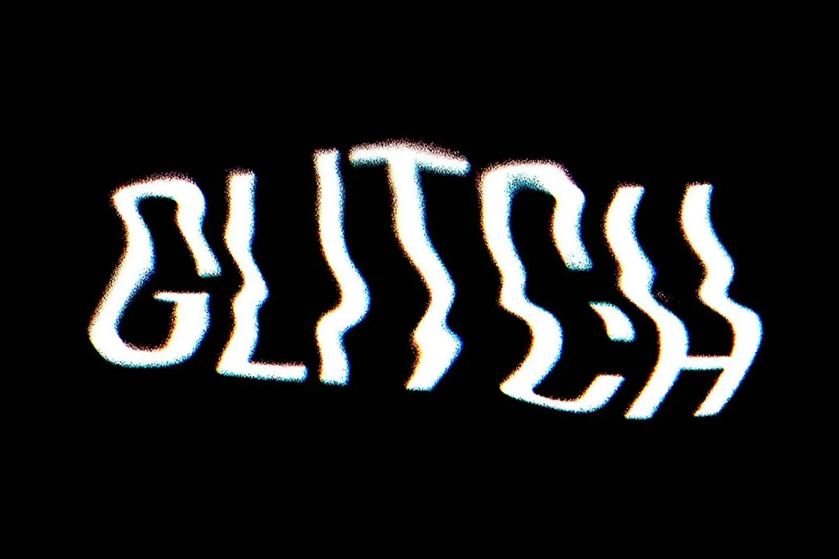 Chromatic Glitch Text Effect