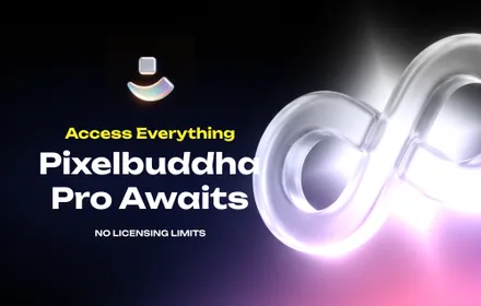 Pixelbuddha Pro — unlimited downloads with no licensing limits.
