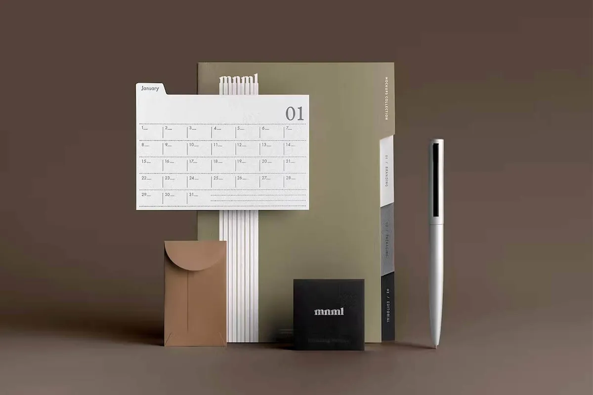 MNML Free Branding Mockup