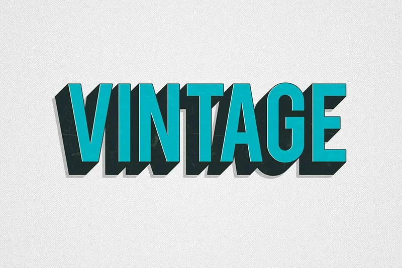 Vintage Photoshop Layer Styles