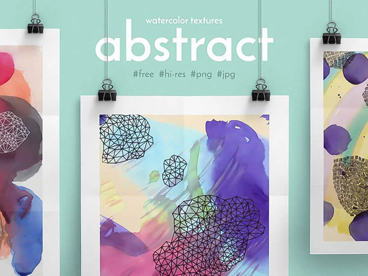 Abstract Watercolor Textures