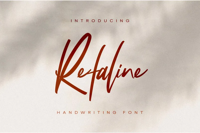 Refaline Script Font