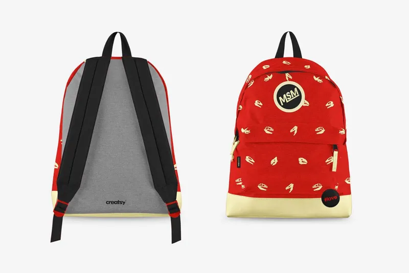 Backpack Mockup Set