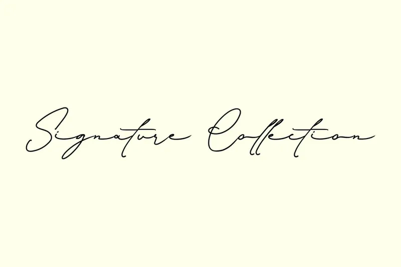 Signature Collection Font