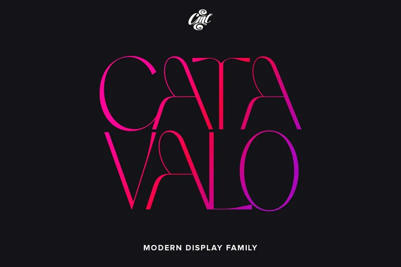 Catavalo Modern Display Font Family