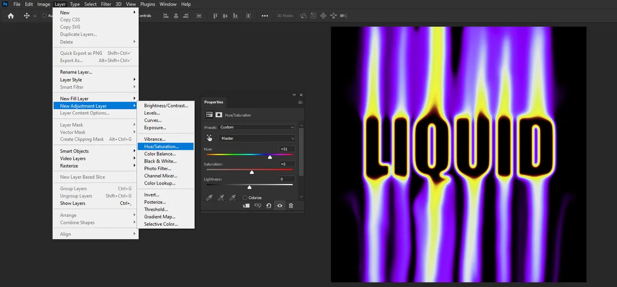 How To Create Melting Text Effect in Photoshop